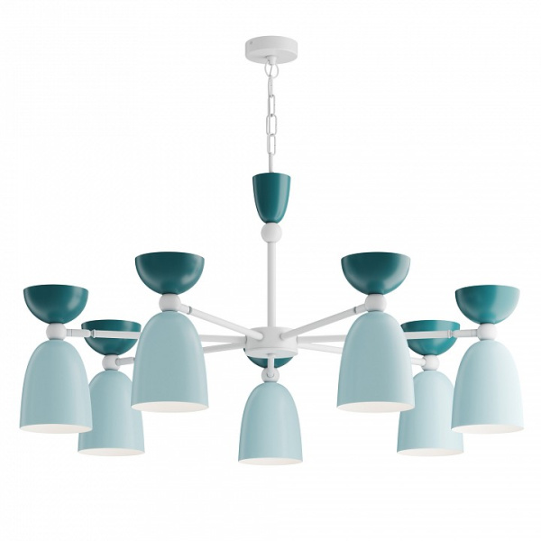 Подвесная люстра Maytoni Cloches MOD113PL-07BL