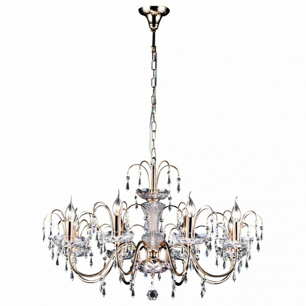 Подвесная люстра Arte Lamp Sparkles A3054LM-8GO