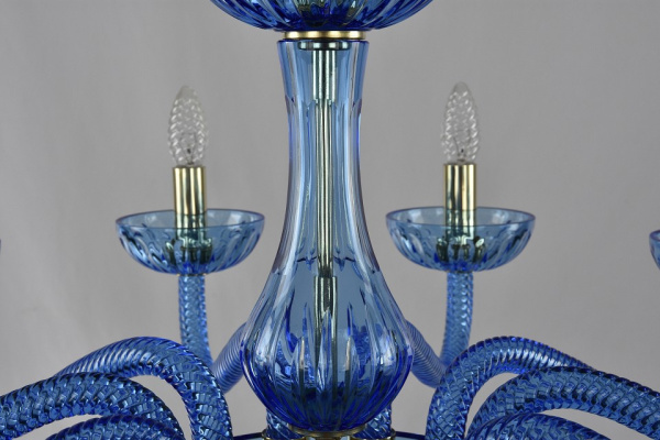 Подвесная люстра Bohemia Ivele Crystal Ivele Crystal 6 1311/10/200 G Aq/Aquamarime/M-1H