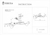 Люстра на штанге Freya Flash FR5103-CL-04-GN