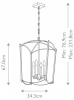 Подвесная люстра Feiss Thayer QN-THAYER-4P-ADB