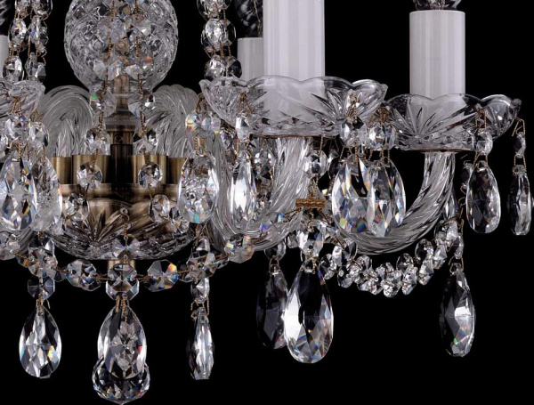 Подвесная люстра Bohemia Ivele Crystal 1402 1402/6/141/Pa
