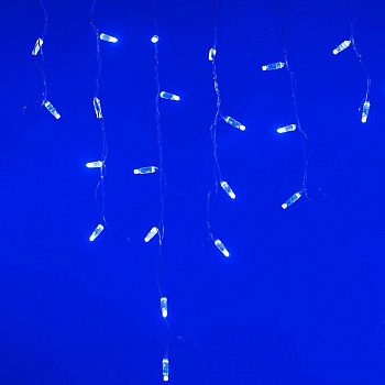 Бахрома световая [2.4x0.6 м] Edge ARD-EDGE-CLASSIC-2400x600-CLEAR-88LED-STD BLUE (230V, 6W)