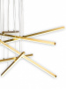Подвесная люстра Natali Kovaltseva LED LAMPS 81103 LED LAMPS 81103/6C BRASS