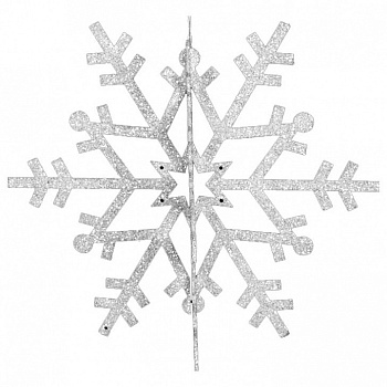 Елочная игрушка (46 см) Снежинка резная 3D 502-355