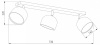 Спот TK Lighting Altea 3426 Altea Black Gold
