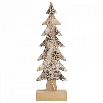 Ель световая [9.5х6х31] Ель со снежинками 504-013