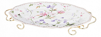 Блюдо декоративное (34х22х5 см) Кипрей 274-873