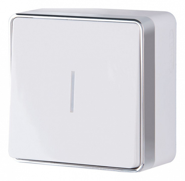 Выключатель одноклавишный с подсветкой Werkel  WL15-01-04