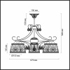 Люстра на штанге Odeon Light Poloma 2918/5C