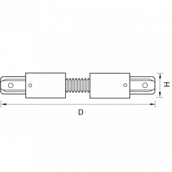 Соединитель гибкий для треков Lightstar Barra 501156