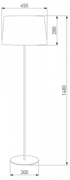 Торшер TK Lighting Maja 2920 Maja Black