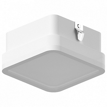 Рамка на 1 светильник Ambrella N775 N7750 SWH/FR белый песок/белый матовый 70*70*H40mm Out15mm MR16