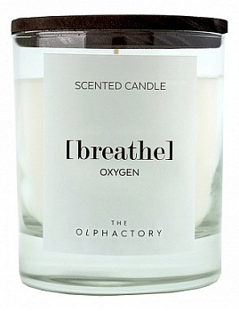 Свеча ароматическая (9.8 см) The Olphactory BREATHE Black Кислород VV402OXBTO