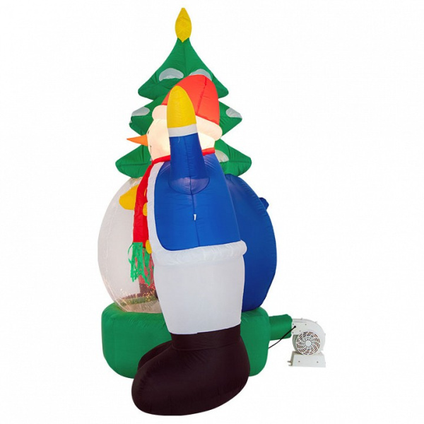 Композиция световая (1.2x2.1 м) Дед Мороз и Снеговик NN-511 511-053