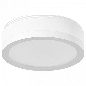 Рамка на 1 светильник Ambrella N712 N7120 SWH/FR белый песок/белый матовый D70*H15mm Out15mm MR16