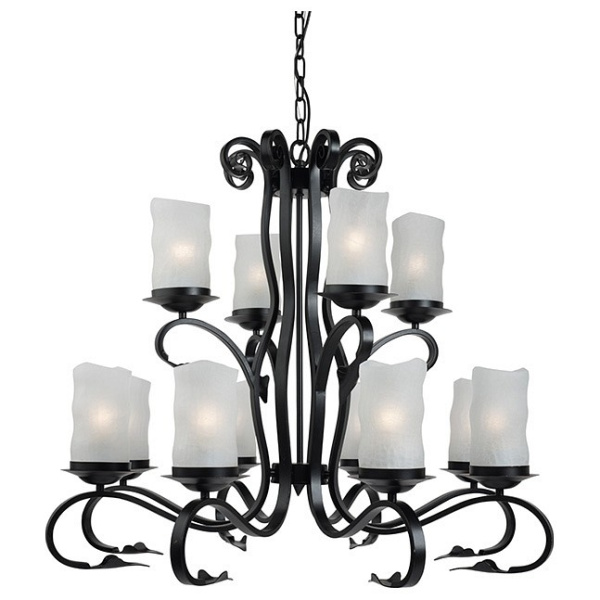 Подвесная люстра Arte Lamp Scroll A7915LM-8-4BK
