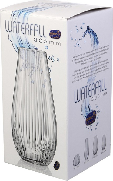 Ваза настольная (24.5 см) Waterfall 674-226