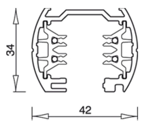 Трек накладной Deko-Light  444207