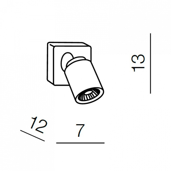 Спот Azzardo Tomi 1 AZ0681