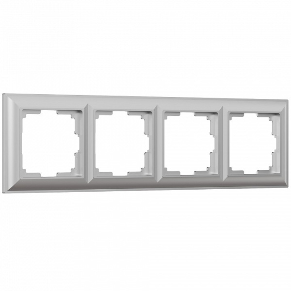 Рамка на 4 поста Werkel WL14 WL14-Frame-04 (серебряный)