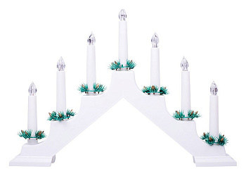 Композиция световая [28х37 см] Новогодняя горка 501-081