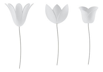 Набор из 9 фигур настенных (7.2x2.9x16.2 см) Bloomer 1012968-660