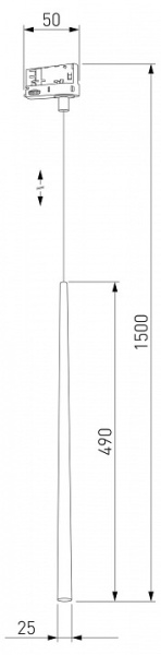 Подвесной светильник TK Lighting Piano 6029 Piano Gold