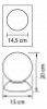 Настольная лампа декоративная Lightstar Globo 813917
