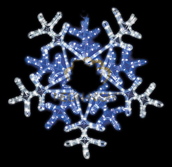 Панно световое [60x60 см] Снежинка NN-501 501-531