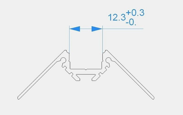 Профиль накладной Deko-Light AV-02-10 970455