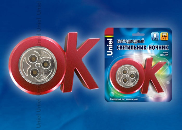 Ночник Uniel DTL-355 07721