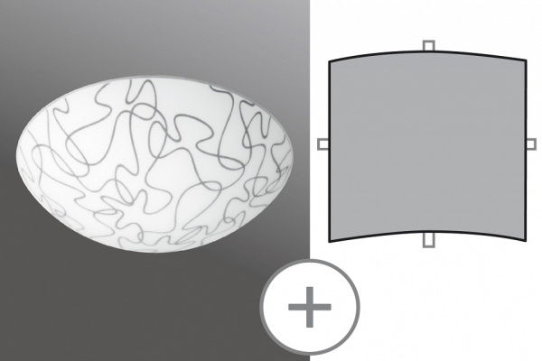 Плафон стеклянный Paulmann DecoSystems 70057