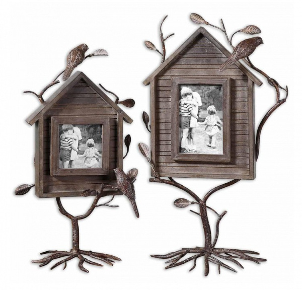 Набор 2 фоторамок настольных Bird House 18528