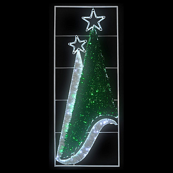 Панно световое (1х2.5 м) Елки 2 501-351