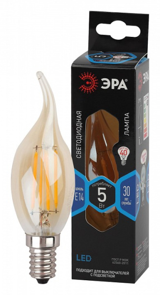 Лампа светодиодная Эра  E14 5Вт 4000K Б0047007