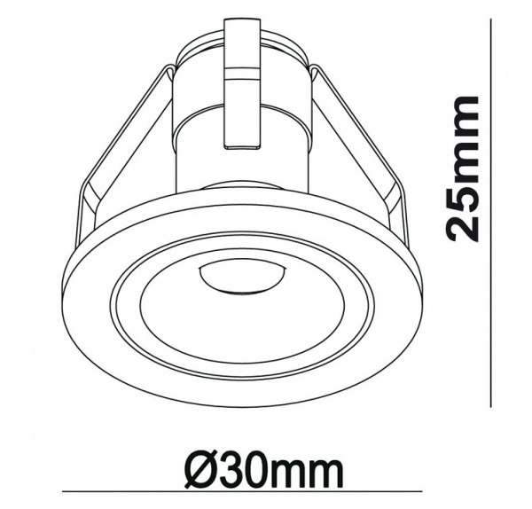 Встраиваемый светильник Deko-Light Punto Lumi 565173