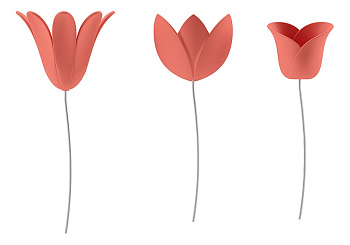 Набор из 9 фигур настенных (7.2x2.9x16.2 см) Bloomer 1012968-180