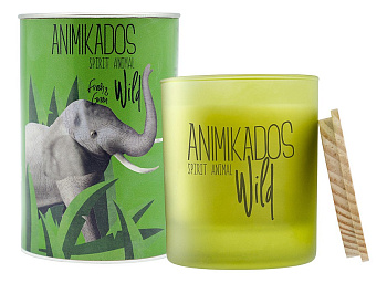 Свеча ароматическая (9.9 см) Wild Elephant - свежий VV040FEAW