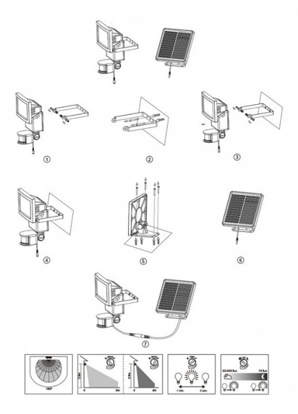 Светильник на штанге Globo Solar 3716S
