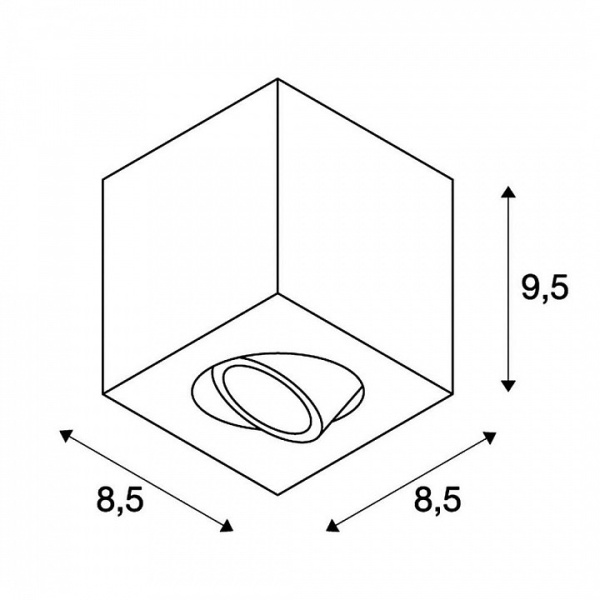 Накладной светильник SLV Triledo Square Cl 113946