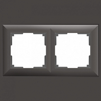 Рамка на 2 поста Werkel WL14 WL14-Frame-02 (Серо-коричневый)