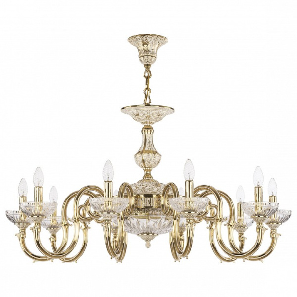Подвесная люстра Bohemia Ivele Crystal 7203 72203P/10/300 GW P Clear/M-1G