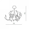 Подвесная люстра Azzardo Snake Pendant AZ0045