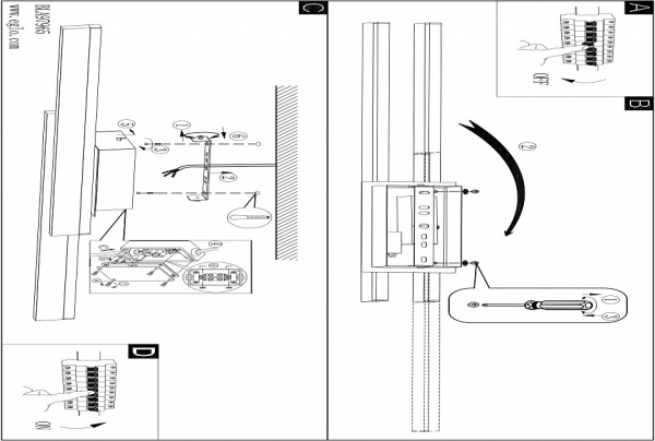 Накладной светильник Eglo ПРОМО Palmital 97965