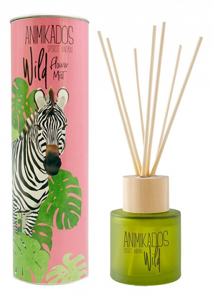Ароматизатор диффузионный (24 см) Wild Zebra - цветочный MK100FOAW