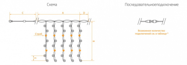 Занавес световой Feron CL11 26741