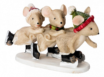 Статуэтка (12.5x4x7.5 см) Мышки 162-662