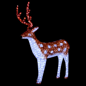 Зверь световой (1.45 м) Олень папа коричневый 513-105