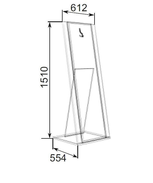 Зеркало напольное Виктория 8